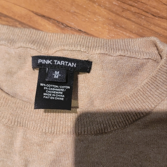 Pink Tartan Sweater M - Picture 3 of 3